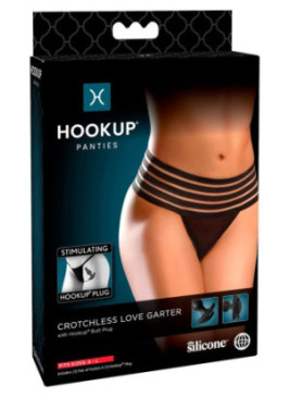 Crotchless Love Garter